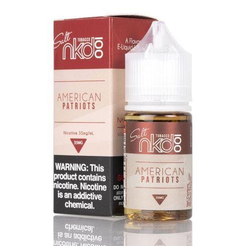 American Patriots by NAKED 100 Nic Salt 30ml Ejuice - VapeMall