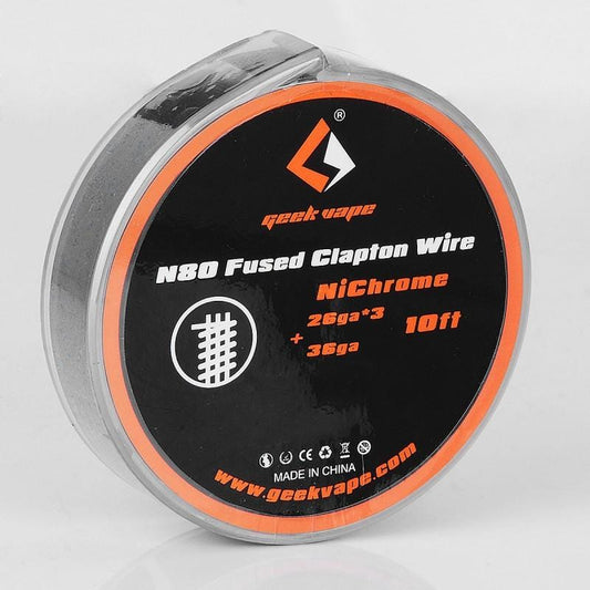 N80 Fused Clapton Wire 26/36ga  10ft By Geek Vape