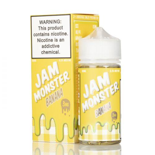 Banana by Jam Monster Liquids 100ml - VapeMall