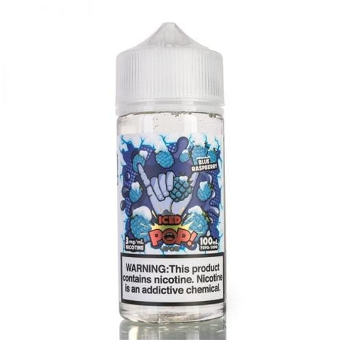 Blue Raspberry Iced by Pop Vapors Ejuice 100ml - VapeMall
