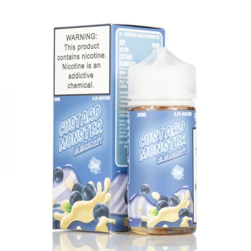 Blueberry Custard - Custard Monster - Jam Monster Liquids 100ml - VapeMall
