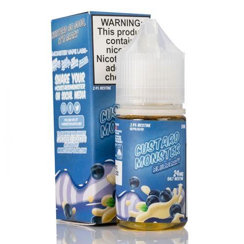 Blueberry Custard - Custard Monster Salt Ejuice and Eliquid - VapeMall