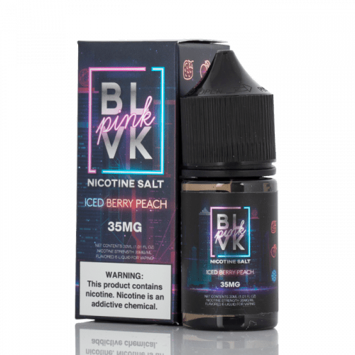 Buy Iced Berry Peach Salt - BLVK Unicorn Pink - 30mL