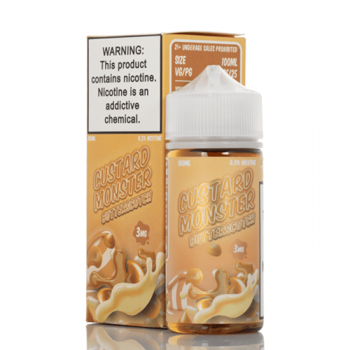 Buy ButterScotch- Custard Monster - Jam Monster Liquids 100ml Best Price In Pakistan - VapeMall