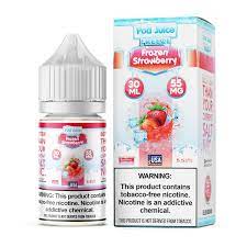 Buy Freeze Frozen Strawberry Pod Juice Salt 30 ml At Best Price In Pakistan - VapeMall