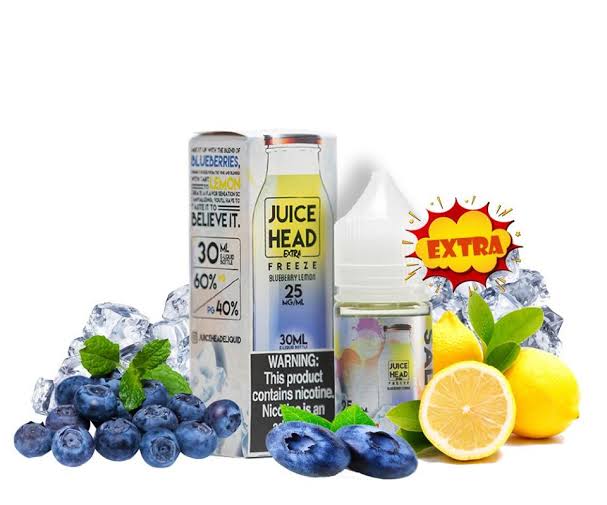 Blueberry Lemon Extra Freeze Nic Salt by Juice Head  30ml Ejuice - VapeMall