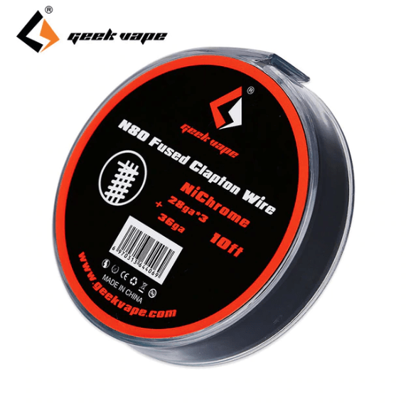 N80 Fused Clapton Wire 28/36ga  10ft By Geek Vape