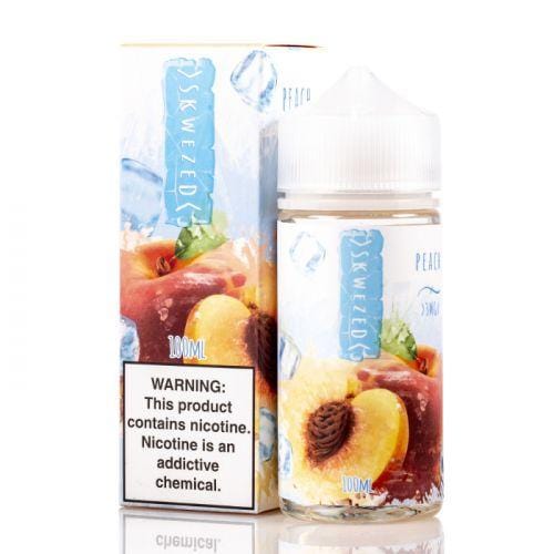Buy Iced Peach E-Liquid By Skwezed 100ML Best Price In Pakistan - VapeMall