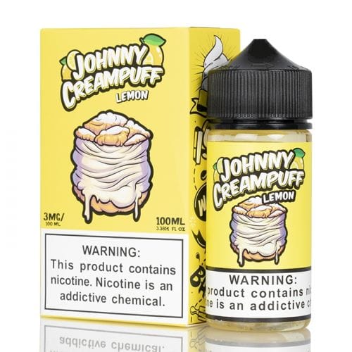 Buy Johnny CreamPuff Lemon by Tinted Brew Ejuice 100ml Best Price In Pakistan - VapeMall
