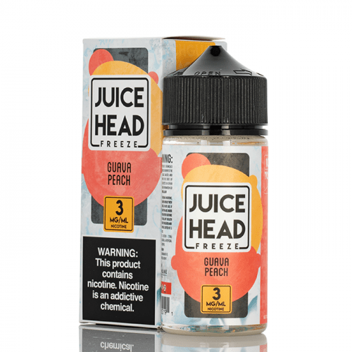 Guava Peach Extra Freeze by Juice Head Eliquid and Ejuice 100ml - VapeMall