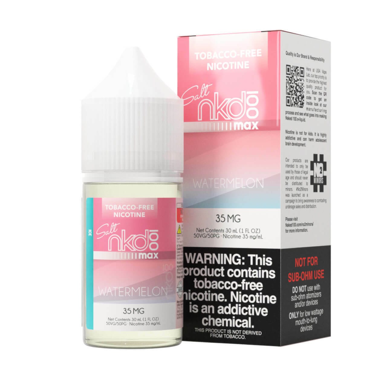 Buy Ice Watermelon Naked Max Salt 30ml At Best Price In Pakistan - VapeMall