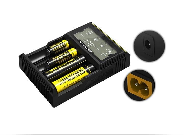 Nitecore Intellicharger D4 LCD 4-Slot Charger