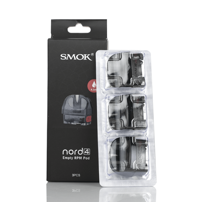 Buy Smok Nord 4 Empty Rpm2 Replacement Pods 4.5ml best price in Pakistan - VapeMall