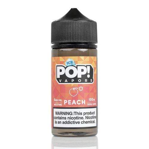 Peach Iced by Pop Vapors Ejuice 100ml - VapeMall