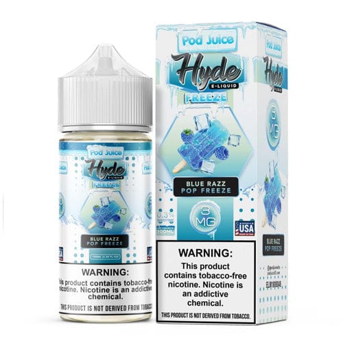 Buy Freeze Blue Razz Pop Pod Juice X Hyde 100 ml At Best Price In Pakistan - VapeMall