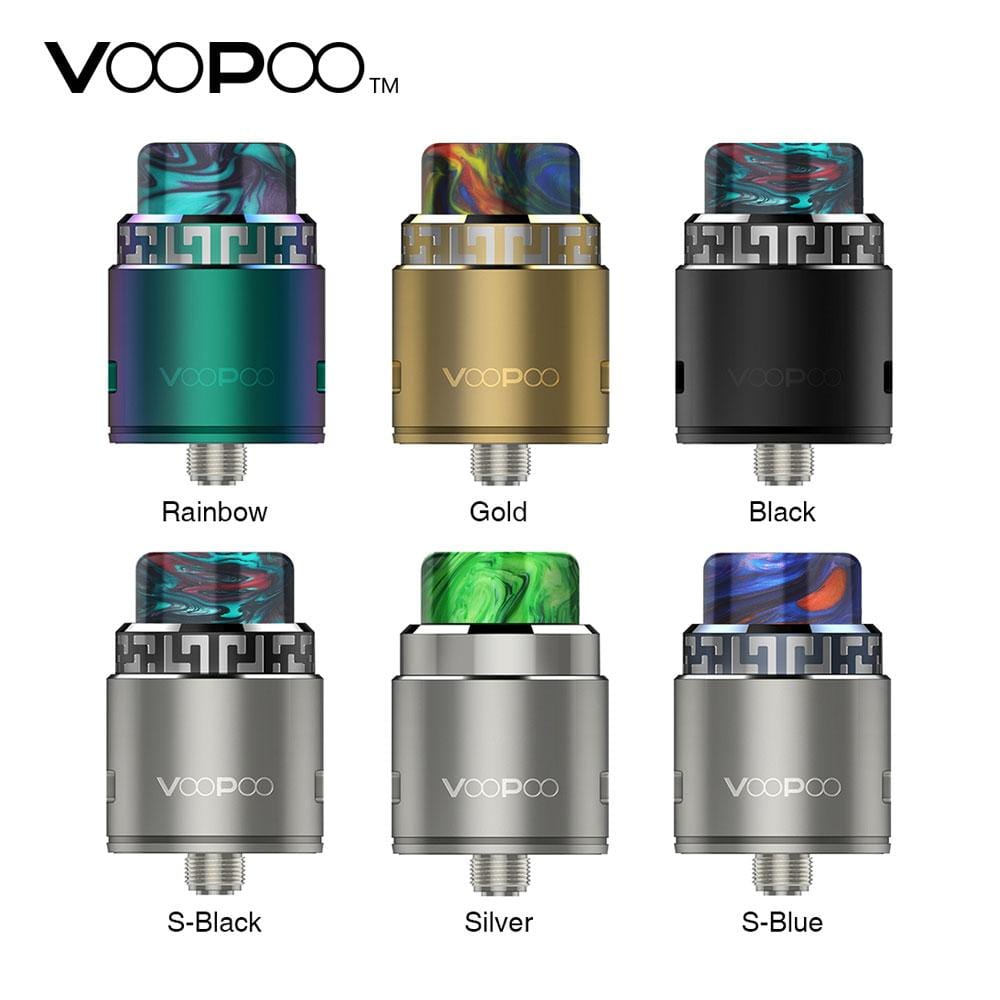 VOOPOO Rune RDA Atomizer 26mm Diameter Features Side Airflow 510 Thread with BF Pin Suit Squonk Mod E-cig RDA Atomizer