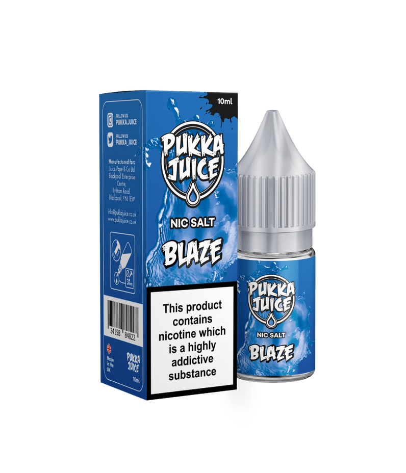 Blaze NIC Salts by Pukka Juice - VapeMall