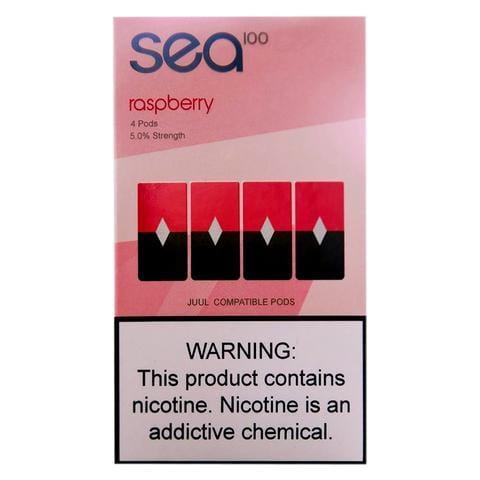 SEA 100 Pods Raspberry- JUUL Alternative