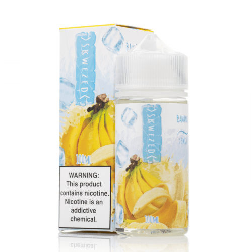 Buy Iced Banana E-Liquid By Skwezed 100ML Best Price In Pakistan - VapeMall