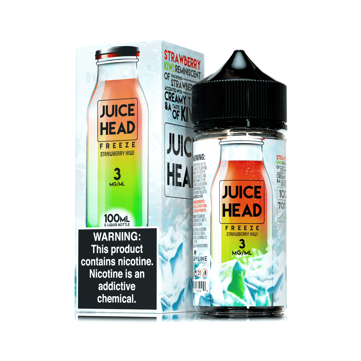 Strawberry Kiwi Freeze by Juice Head Eliquid and Ejuice
