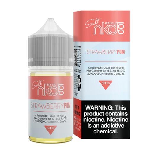 Strawberry Pom Menthol by NAKED 100 Nic Salt 30ml Ejuice