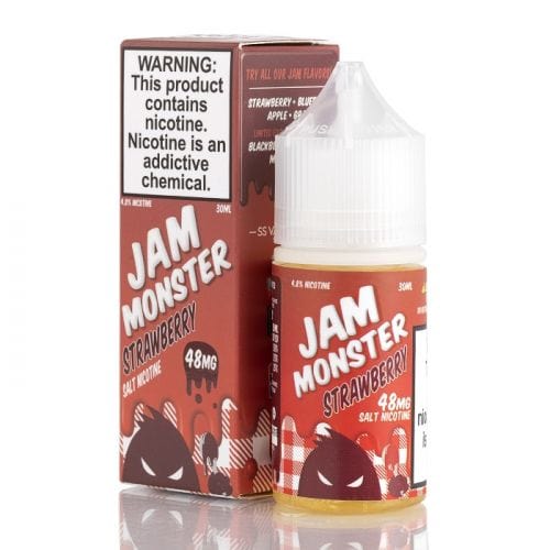 Strawberry Custard - Custard Monster Salt Ejuice and Eliquid
