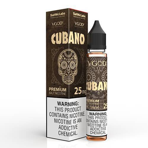 VGOD Cubano (Rich Creamy Cigar) Salt Nic 30ml Ejuice - VapeMall