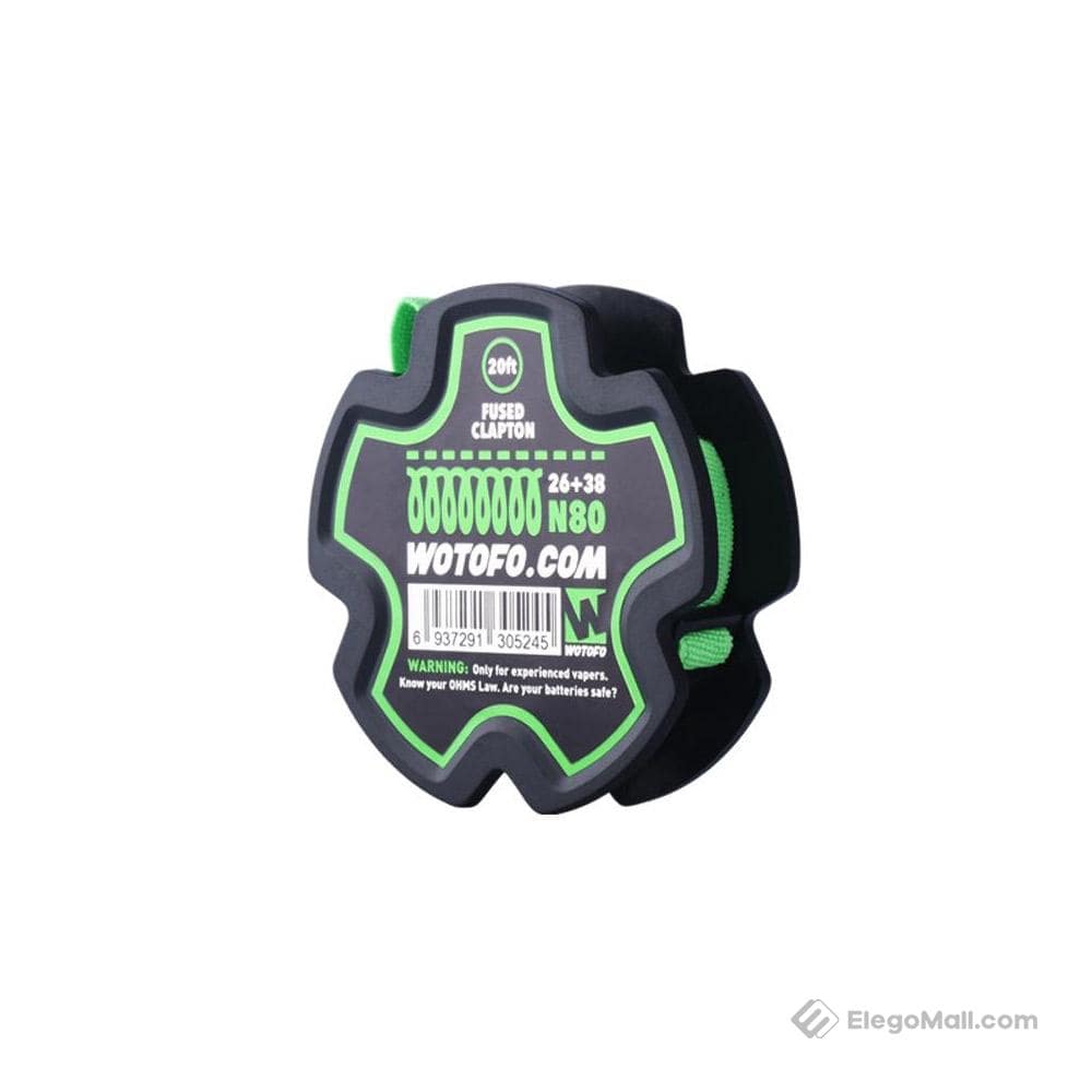 Wotofo Fused Clapton Wire 26GA +38GA, 20ft spool