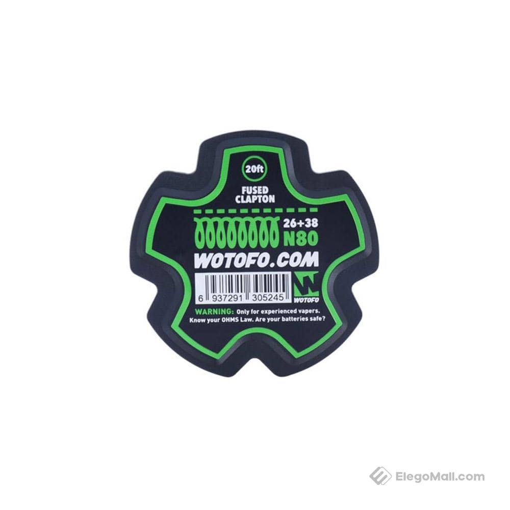 Wotofo Fused Clapton Wire 26GA +38GA, 20ft spool