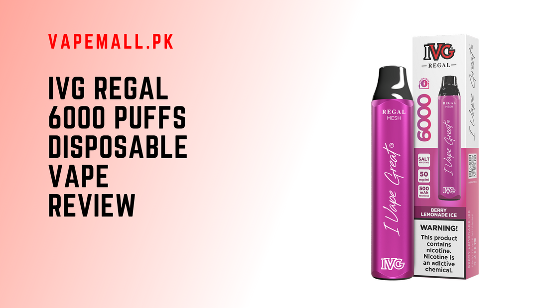 IVG Regal 6000 Puffs Disposable Vape Review