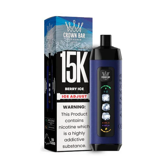 Al Fakher Crown Bar 15000 Ice Adjust Puffs Disposable
