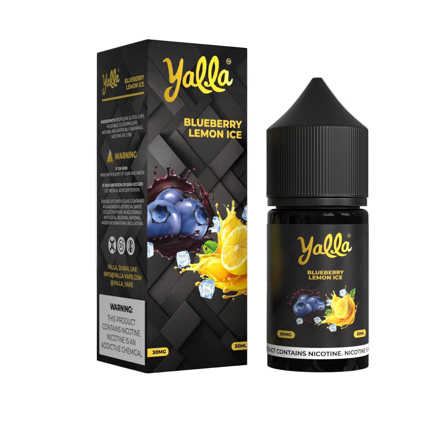 Yalla Fusion Series Blueberry Lemon Ice 30ml Best Price in Pakistan