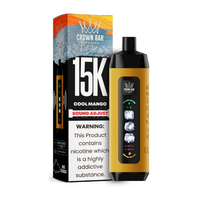 Al Fakher Crown Bar 15000 Ice Adjust Puffs Disposable