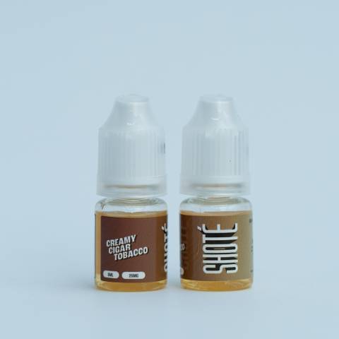 Shote Creamy Cigar Tobacco Nicotine Salt 5ml - VapeMall