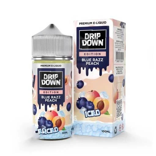 Drip Down Blue Razz Peach Ice 100ml Edition Series