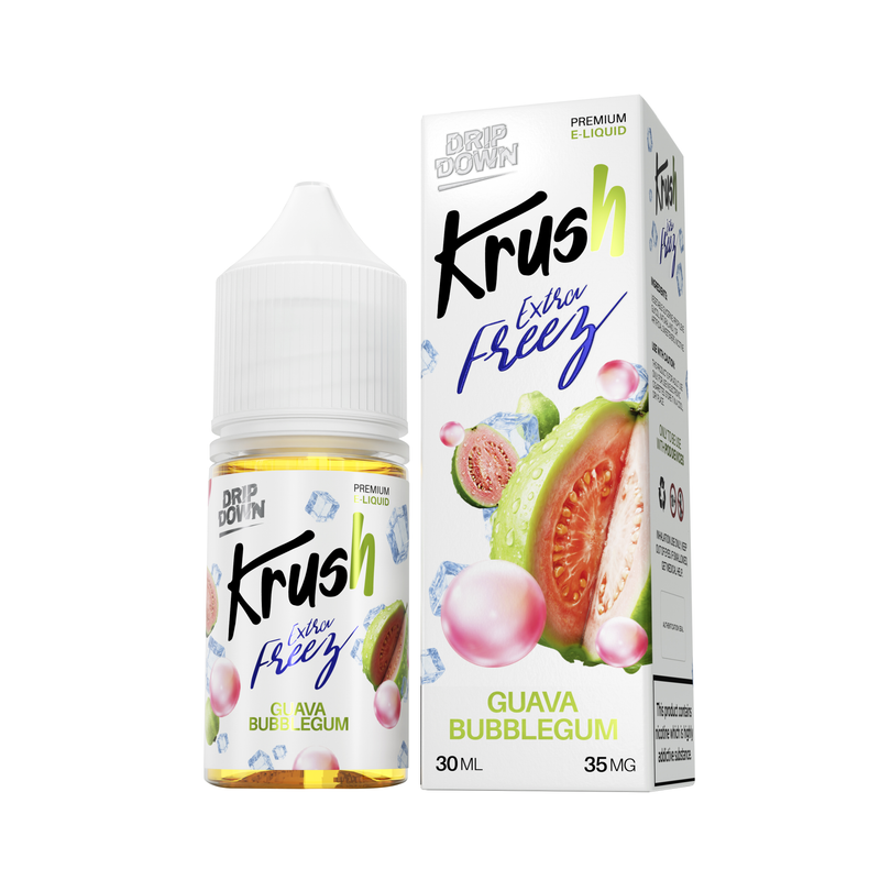 Drip Down Guava Bubblegum By Krush Extra Freez Series At Best Price In Pakistan