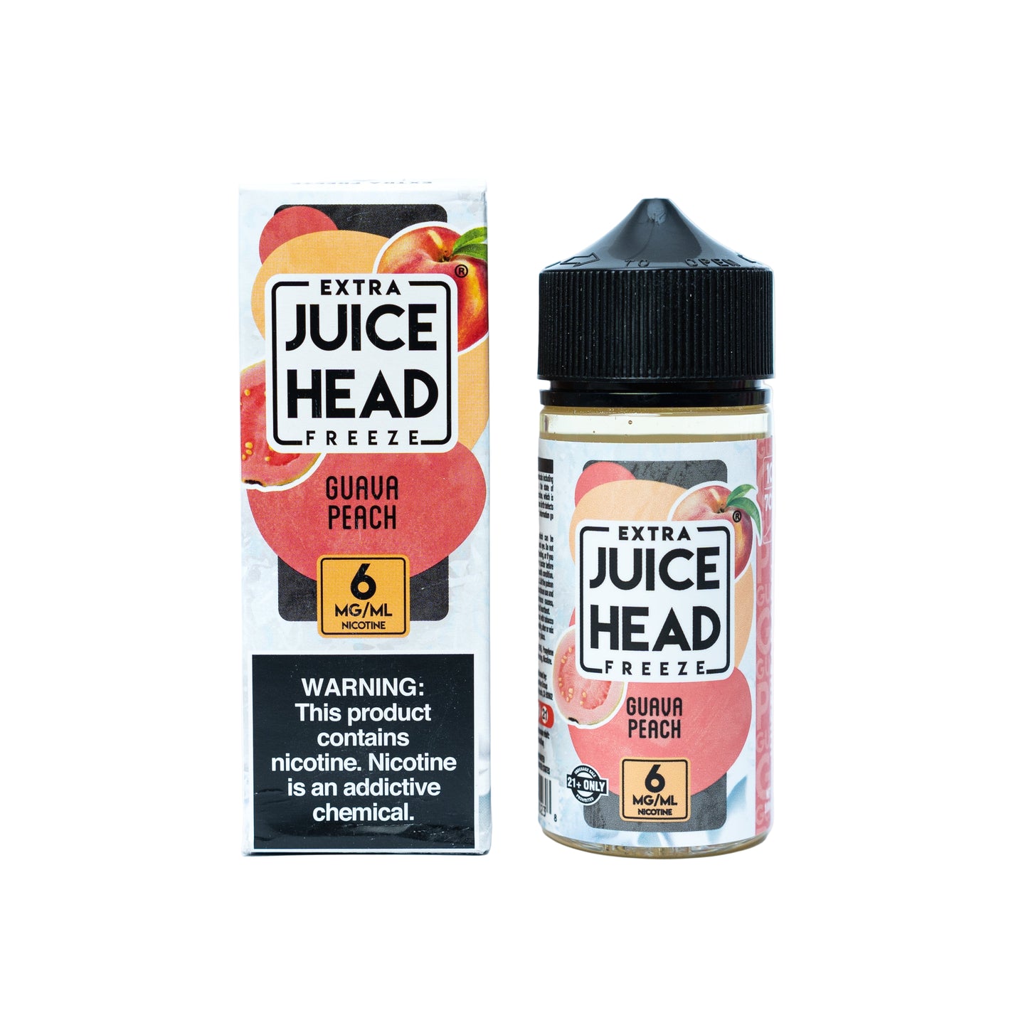 Guava Peach by Juice Head Extra Freeze Eliquid and Ejuice