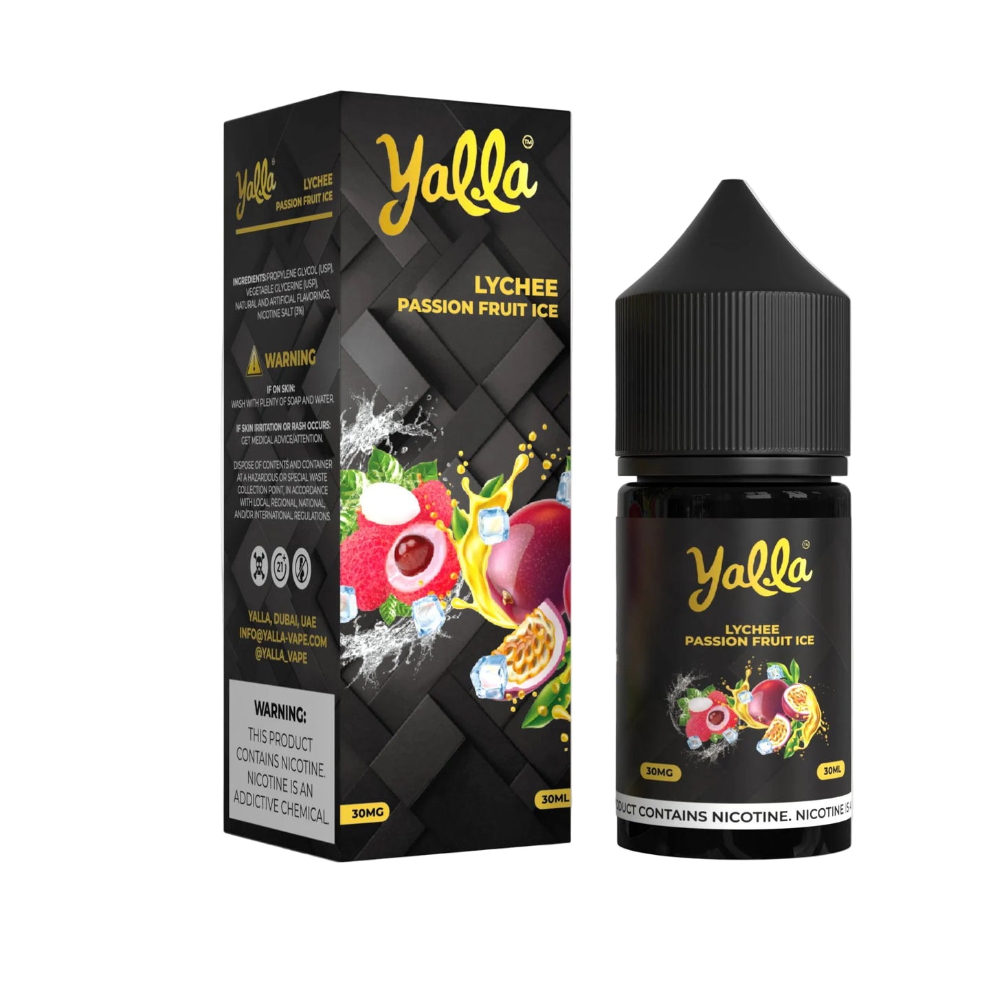 Yalla Fusion Series Lychee Passionfruit Ice 30ml Best Price in Pakistan