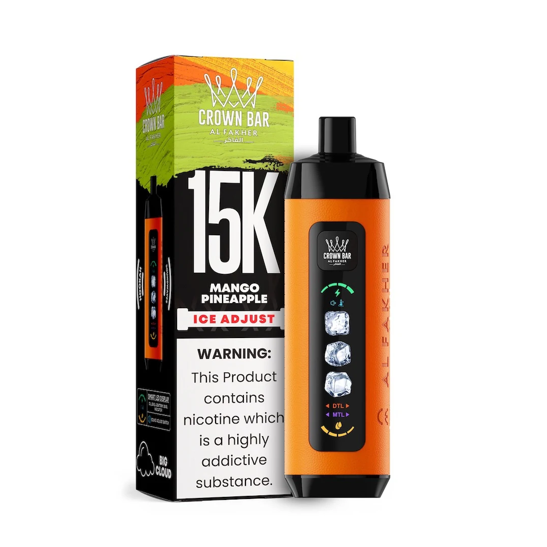 Al Fakher Crown Bar 15000 Ice Adjust Puffs Disposable