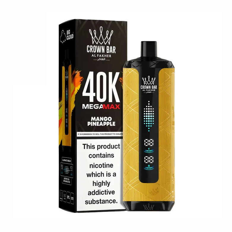 Al Fakher Crown Bar Mega Max 40k Puffs Disposable