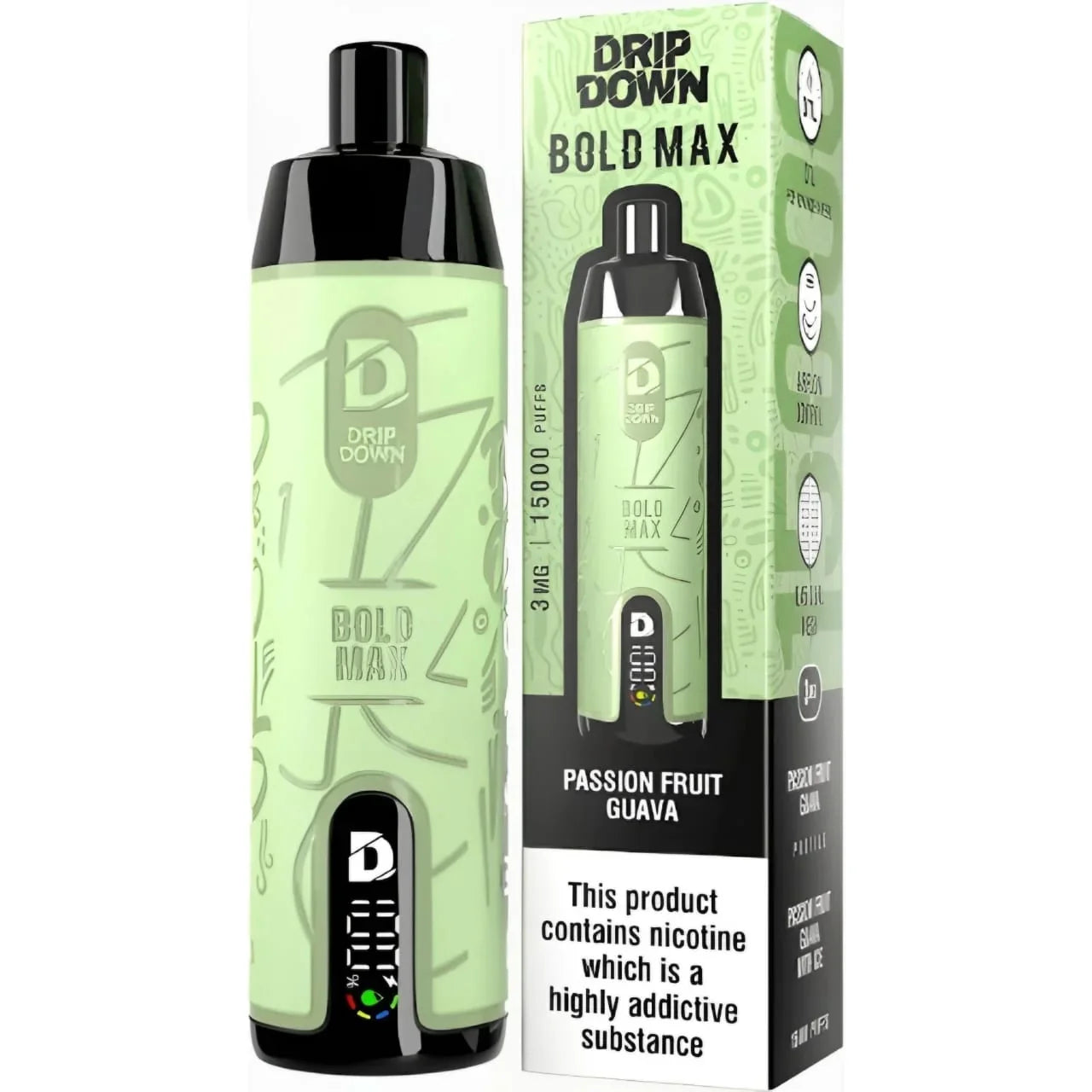 Bold Max DTL 15000 Puffs Disposable By Drip Down