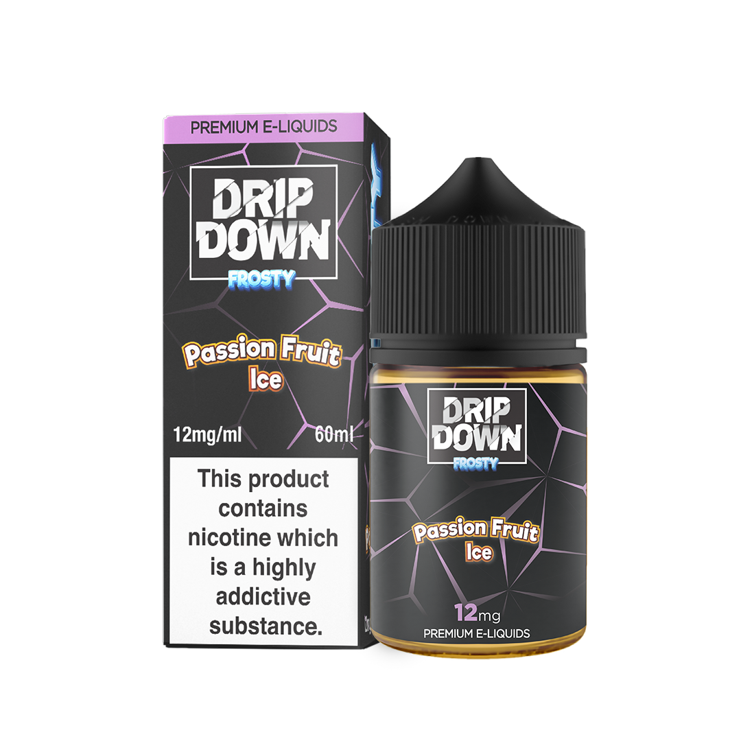 Drip Down Frosty Passion Fruit Ice 60 ml At Best Price In Pakistan - VapeMall