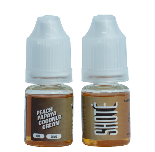 Shote Peach Papaya Coconut Cream Nicotine Salt 5ml