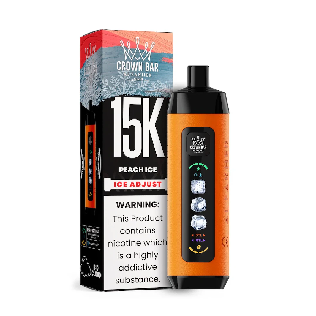 Al Fakher Crown Bar 15000 Ice Adjust Puffs Disposable