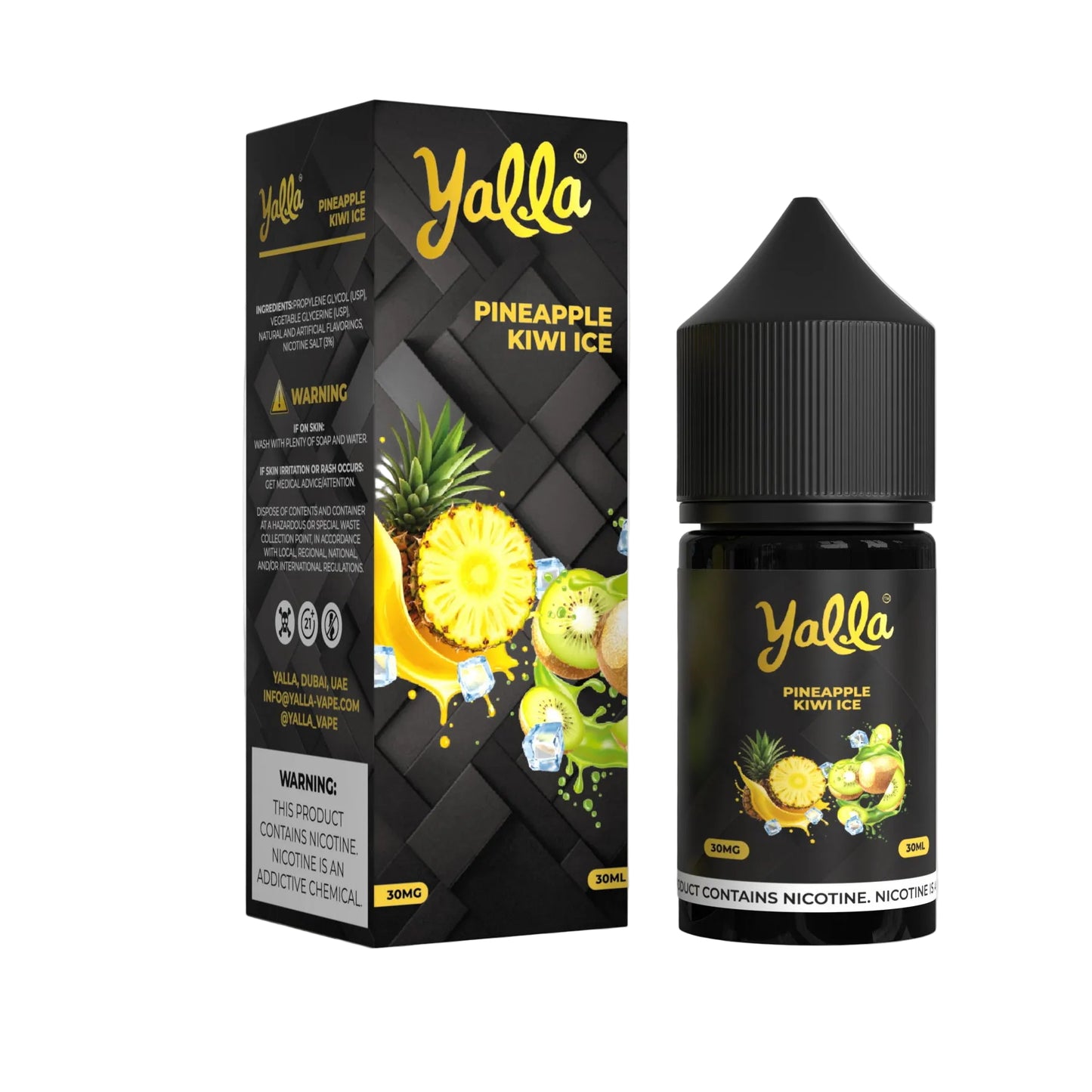 Yalla Fusion Series Pineapple Kiwi Ice 30ml Best Price in Pakistan