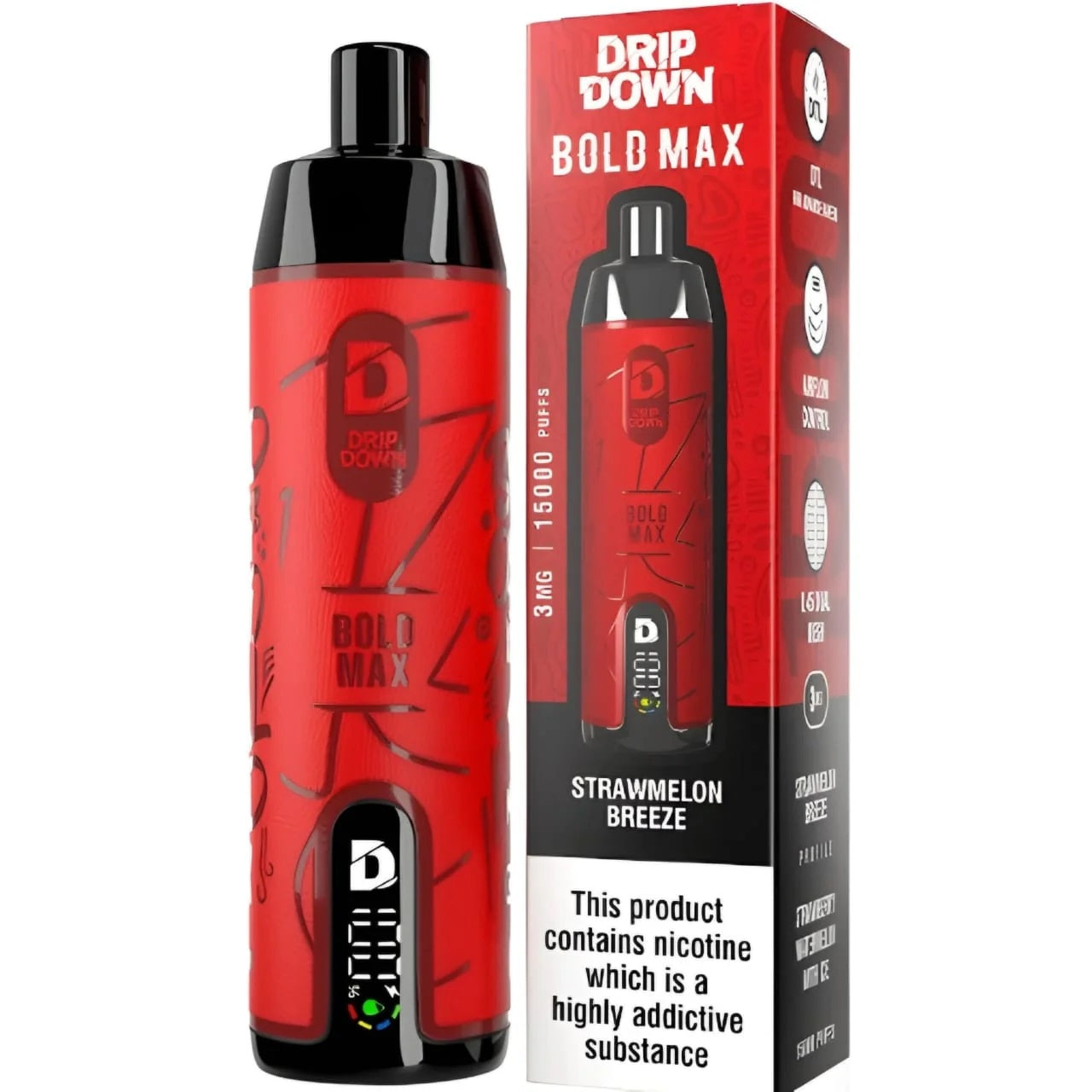 Bold Max DTL 15000 Puffs Disposable By Drip Down