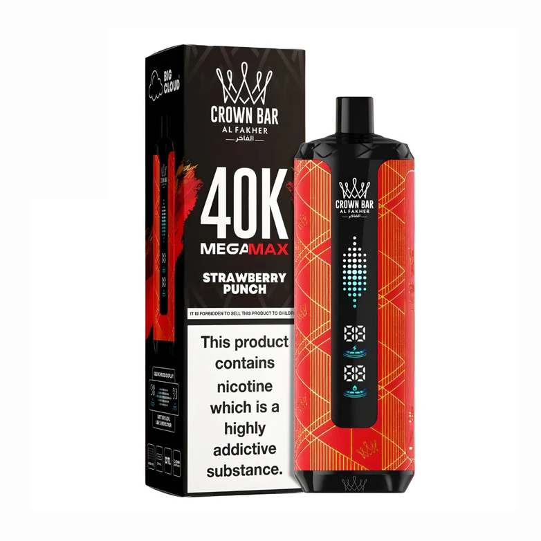 Al Fakher Crown Bar Mega Max 40k Puffs Disposable