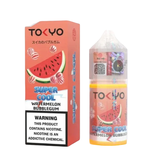 Tokyo Watermelon Bubblegum Salt 30 ml Super Cool Series
