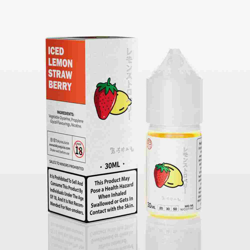 Iced Strawberry Lemon By Tokyo Salt 30 ml at Best Price In Pakistan - VapeMall