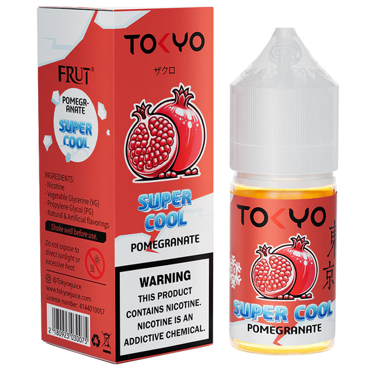 Tokyo Pomegranate Salt 30 ml Super Cool Series |Best Price In Pakistan - VapeMall